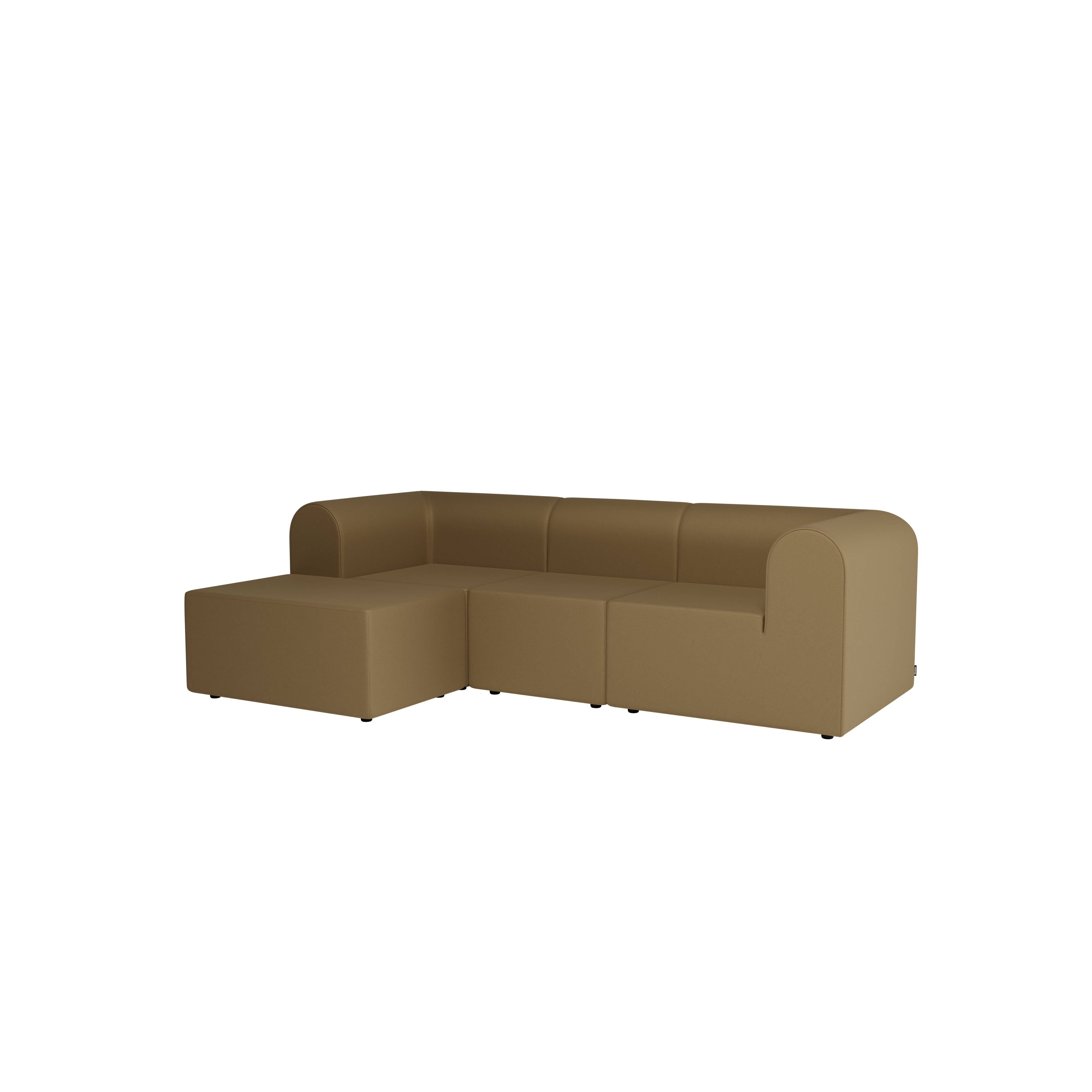 Paradigm 3-personers sofa med pouf venstre fra Montana Vidar 333 - Jacobsen Plus