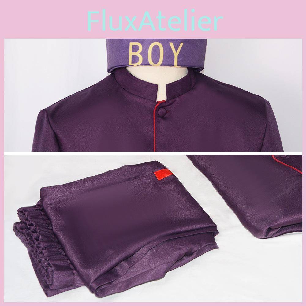 The Grand Budapest Hotel Tgbh Cosplay-uniform med miljövänligt material för kostymfester cm blue