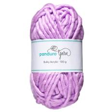 Garn Bulky Acrylic 100g lila – ett tjockt garn som ger resultat snabbt - Lila