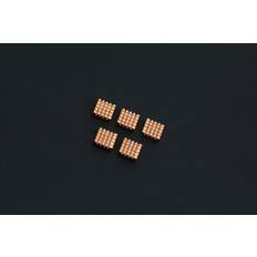 Heatsink Pack, Pure Copper, Self-Adhesive, x5