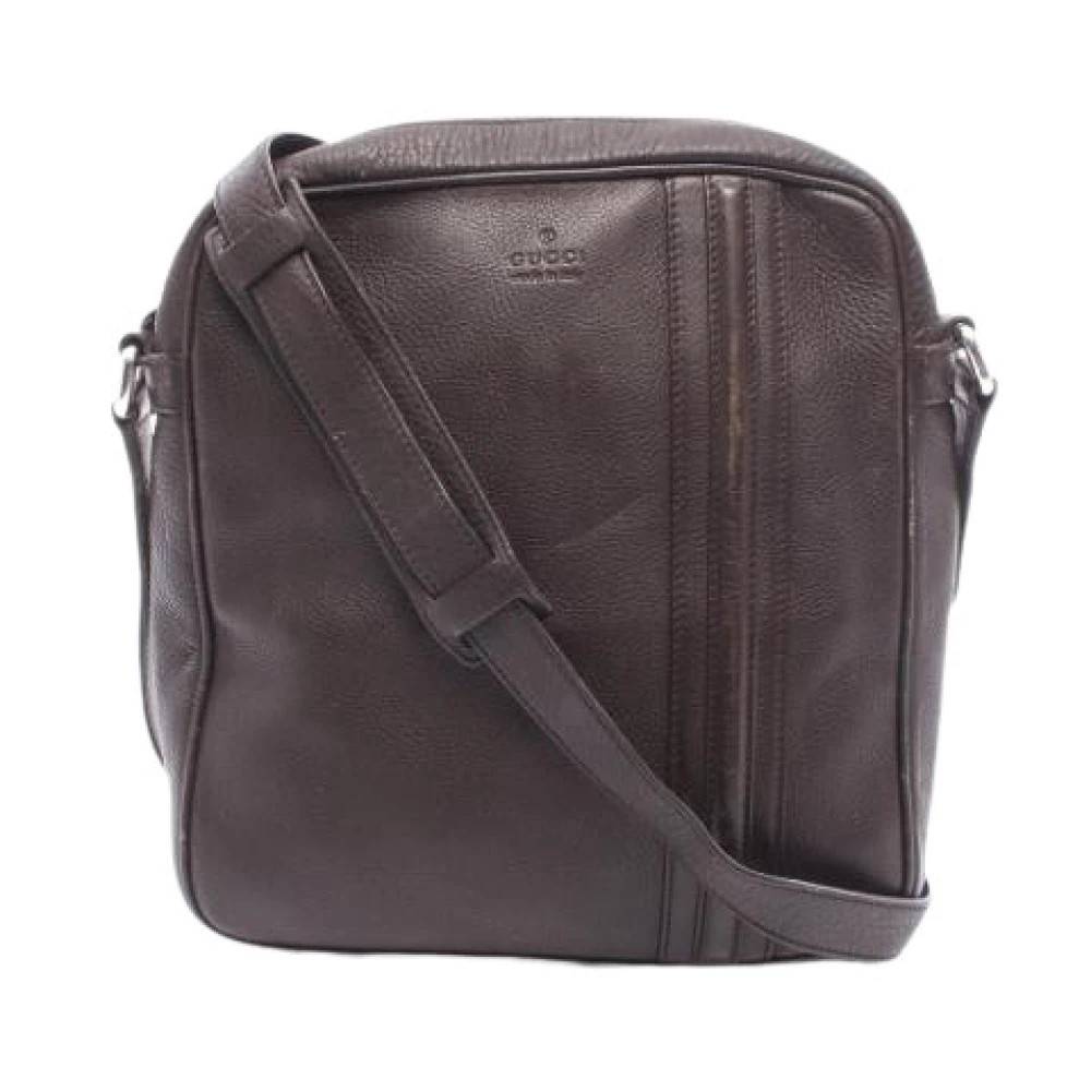 Gucci Vintage Pre-owned Vintage Skuldertaske - Vintage - unisex - Brun - ONE SIZE - Uld