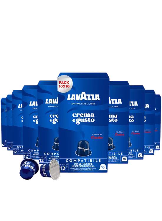 Lavazza Crema e Gusto Classico Kaffekapsler 10x10-p