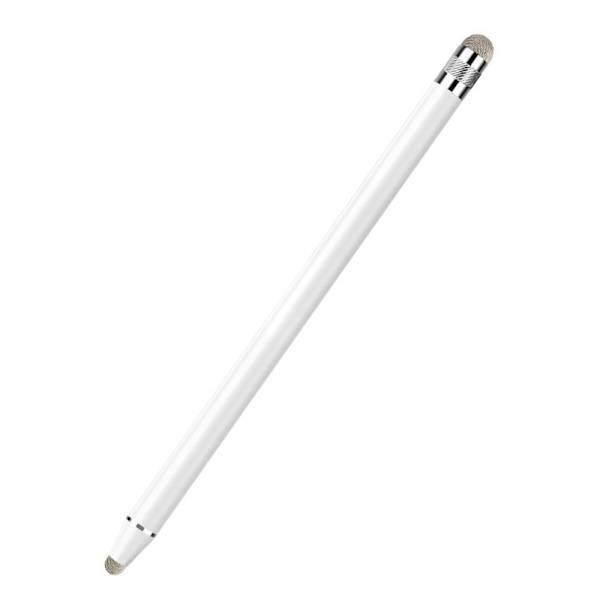 Universal Dual Tip Kapacitiv Stylus Pen för iPad/Smartphones/Tablets, kompatibel med Apple, Huawei, Samsung och Garmin White