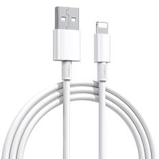 3 st Iphone-laddare 3p2m Iphone Lightning-kabel Ultra holdbar kontakt til Iphone 13/13 Pro/12/12 Pro Max/11/11 Pro/x/xs/xr/8/8 Plus/7/7 Plus/6s/6s