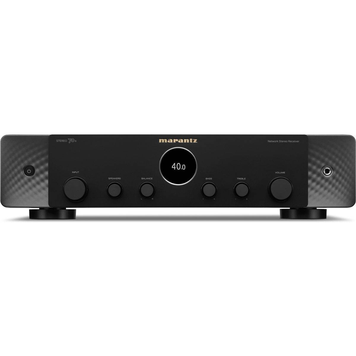 Marantz Stereo 70 svart - Stereo integrerad transistorförstärkare, Spotify, Roon Ready, Deezer, SoundCloud, Tidal, Amazon Music, Tunein, A + B