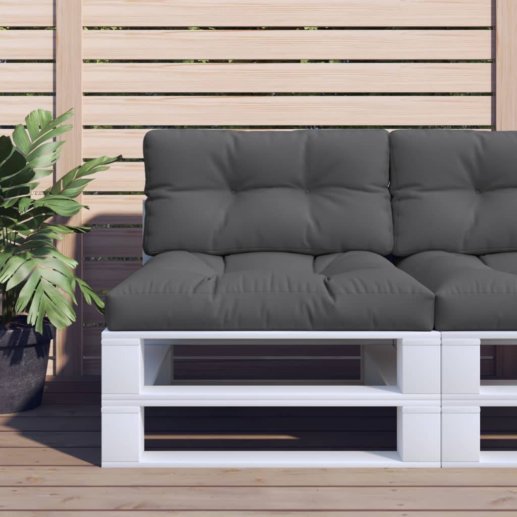 Pallehynder Stof - Antracitgrå / 70 x 70 x 12 cm