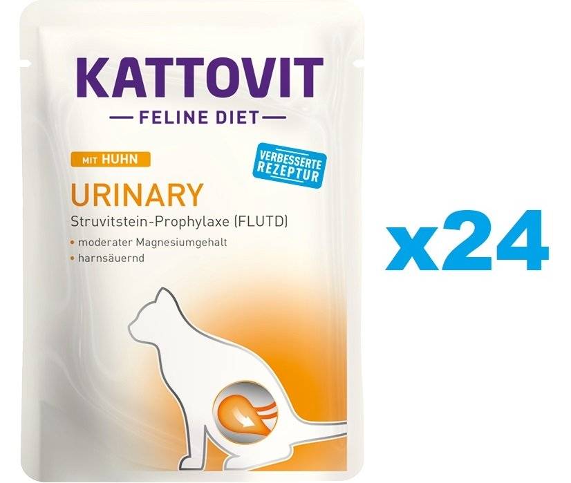 KATTOVIT Feline Diet Urinary Kyckling 24 x 85 g