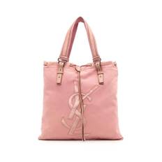 Saint Laurent Vintage, Vintage , Dam, ONE Size, Förägd canvas axelväska