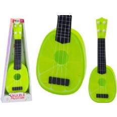 LeanToys Ukulele til børn Mini-guitar 4 strenge Frugt Lime Green 15