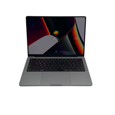 BEGAGNAT - MacBook Pro 14" 2021 - M1 Pro - 8-kärnig CPU & 14-kärnig grafik - 16GB RAM - 512 SSD - Rymdgrå