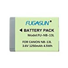 1 st 1250 mAh NB-13L NB13L batteri för Canon G5X / G5X Mark II / G7X / G7X Mark II / G7 X Mark III G9X SX620 HS SX720 HS kamera