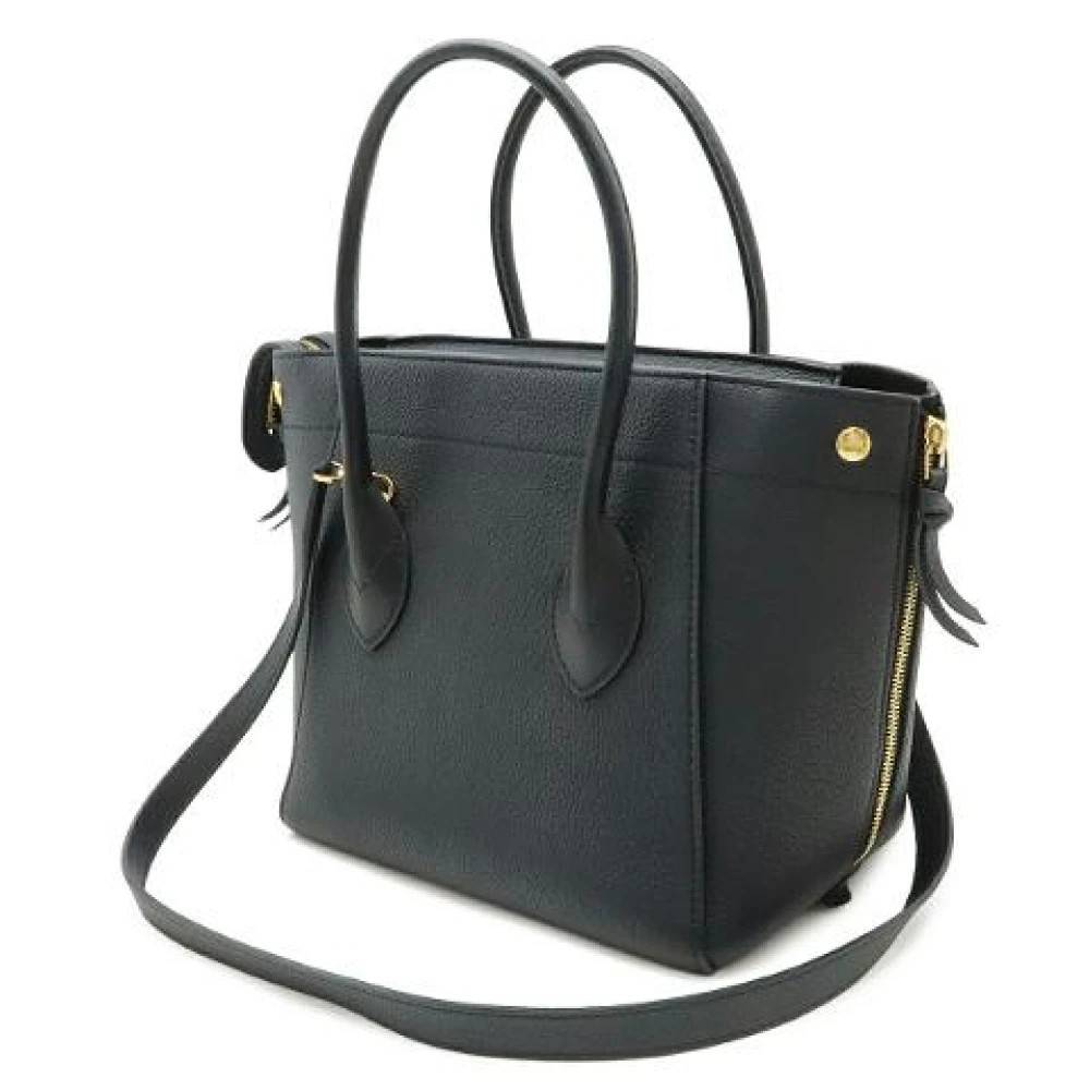 Louis Vuitton Vintage Pre-owned Freedom Taurillon Læder 2way Taske - Vintage - Dame - Sort - ONE SIZE - Læder