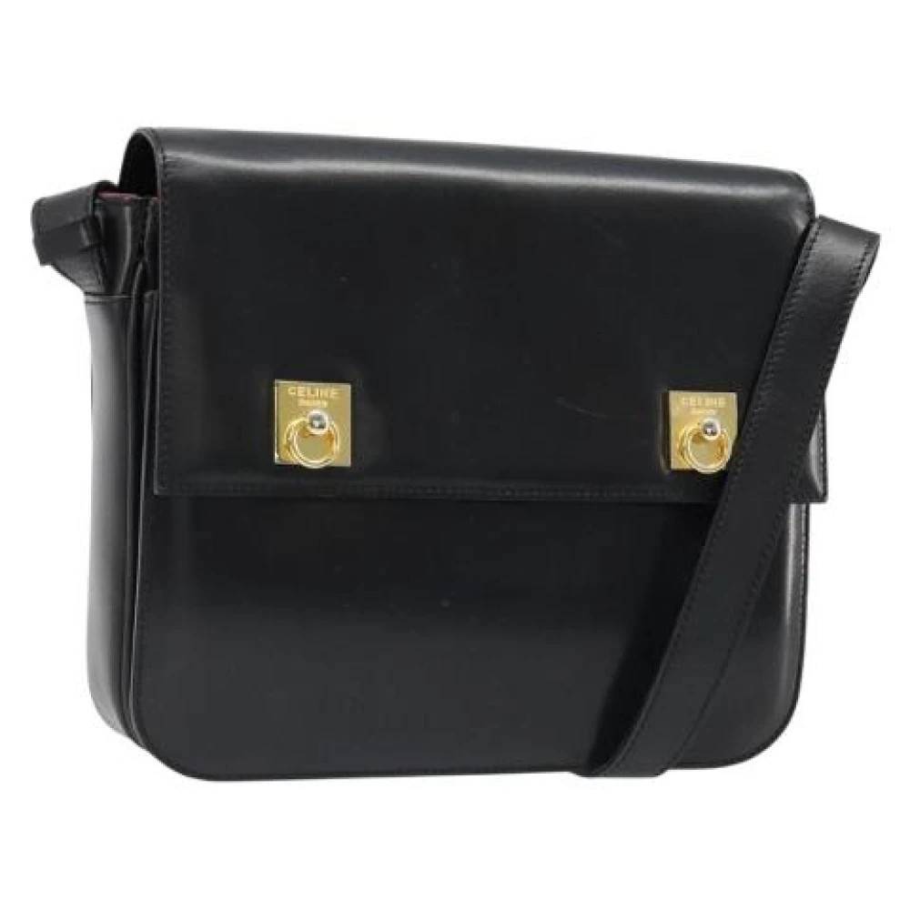 Celine Vintage Pre-owned Vintage Skuldertaske - Vintage - Dame - Sort - ONE SIZE - Uld