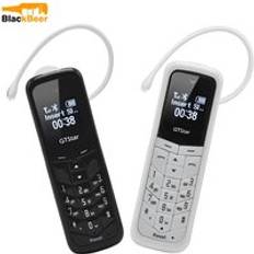 Mosthink gtstar bm50 mini mobiltelefon 0.66 "skärm liten mobiltelefon 300 mah bluetooth hörlurar sms liten knapp telefon - Vit