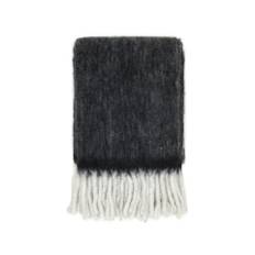Jakobsdals Bello plaid - mørkegrå - 130x170