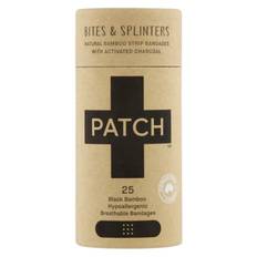 PATCH - Komposterbare plastre af bambus - Aktivt kul - 25stk