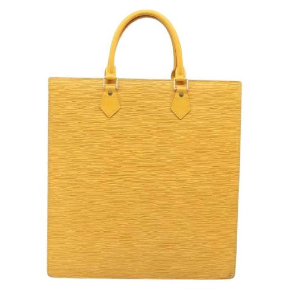 Louis Vuitton Vintage Pre-owned Vintage Skuldertaske - Vintage - Dame - Gul - ONE SIZE - Uld