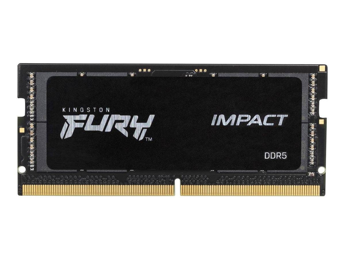 Kingston FURY Impact DDR5 SDRAM 32GB kit 6000MHz CL38 On-die ECC SO DIMM 262-PIN --> I externt lager, forväntat leveransdatum hos dig 17-08-2026