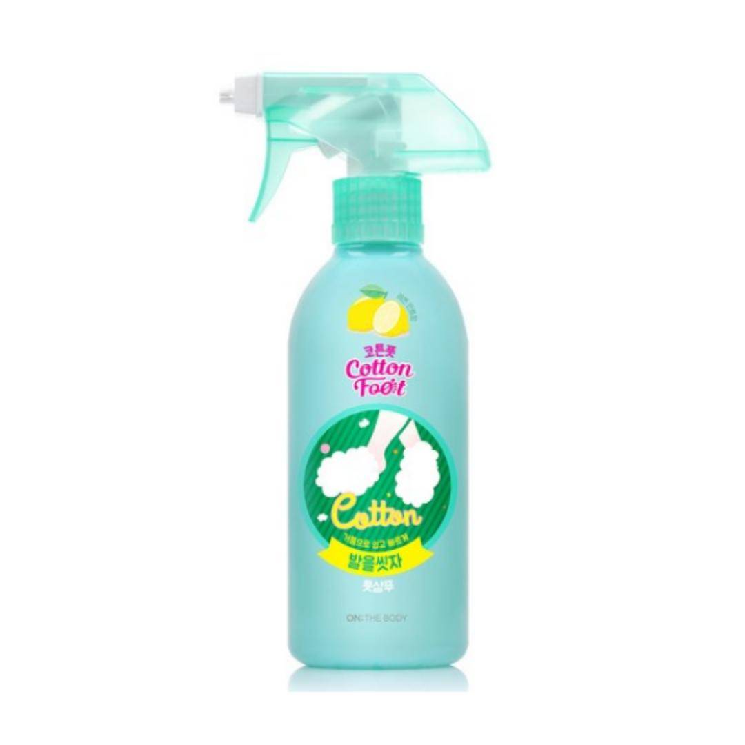 On The Body Cotton Foot Shampoo - Fräsch Citronmynta Doft 385ml (1 del) white