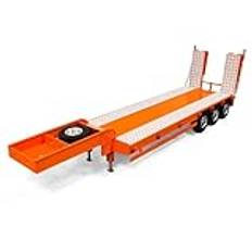 TOUCAN RC HOBBY 3-axlar 1/14 metalltrailer elektrisk lyftben bakbräda för RC bil lastbilar