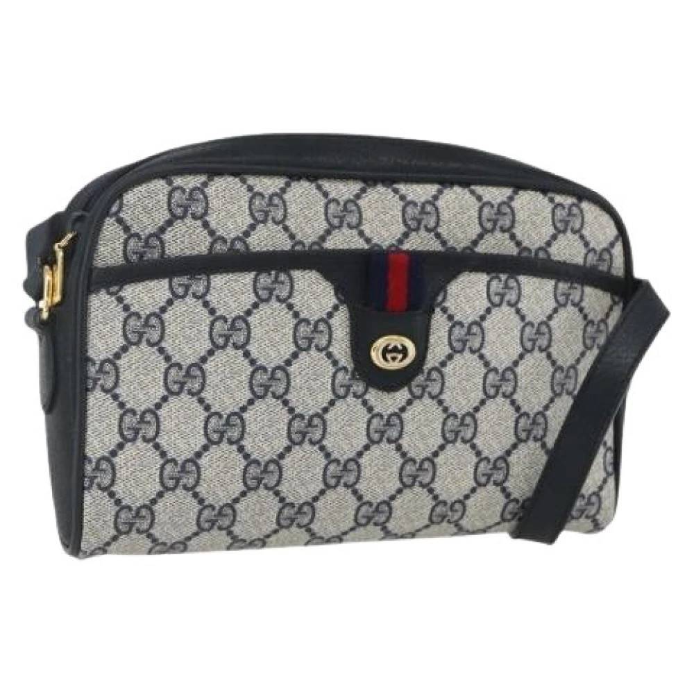 Gucci Vintage Pre-owned Plastic Cross Body Bag - Vintage - Dame - Blå - ONE SIZE -