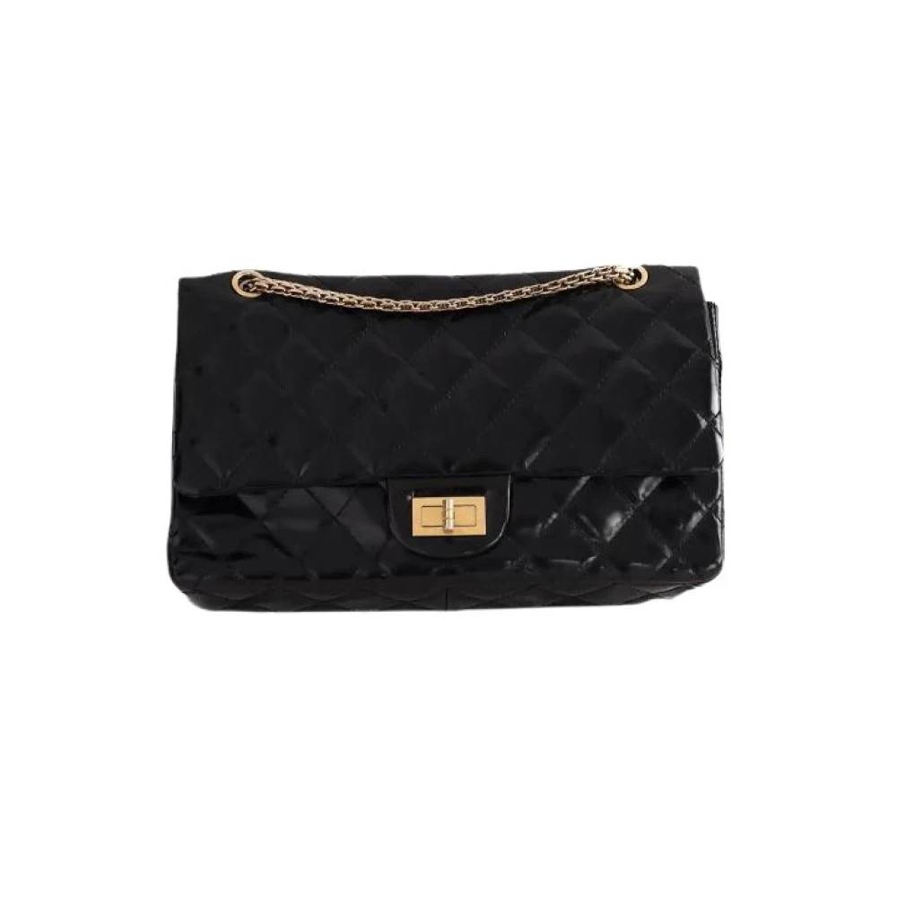 Chanel Vintage Pre-owned 2.55 Skuldertaske - Vintage - Dame - Sort - ONE SIZE - Uld