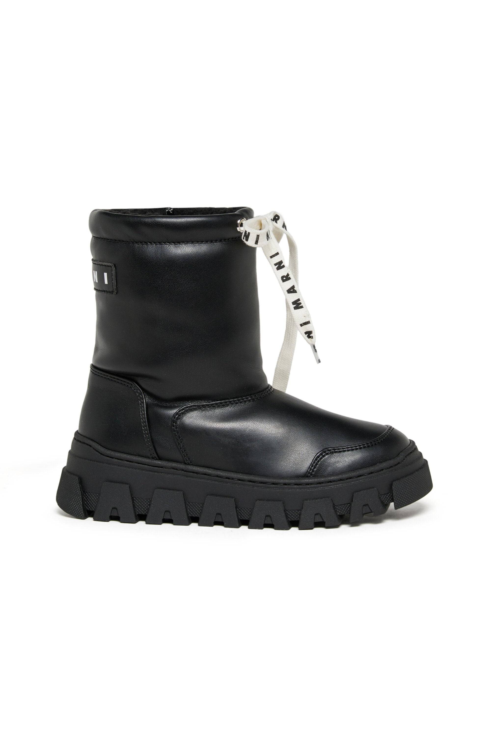 Marni for Kids - Stivali da neve con interno in teddy - Nero