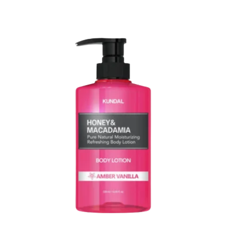 Honey & Macadamia Pure Body Lotion, Amber Vanilla 500ml