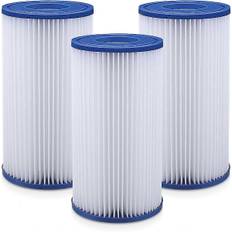 Poolfilter Udskiftning Type A/C, Kompatibel med Intex 29000/29002/59900, Passer Perfekt til Bestway Type III Poolfilterpatron #58012Ea (FMY)