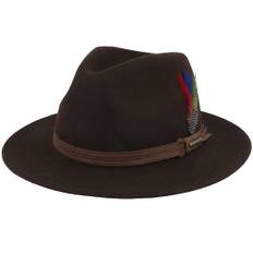 Stetson - Svart traveler Hatt - Woolfelt Brown Traveller @ Hatstore