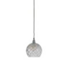 Ebb &amp; Flow Rowan Pendant Lamp Crystal S Ø: 15,5 cm - Medium Check/Silver