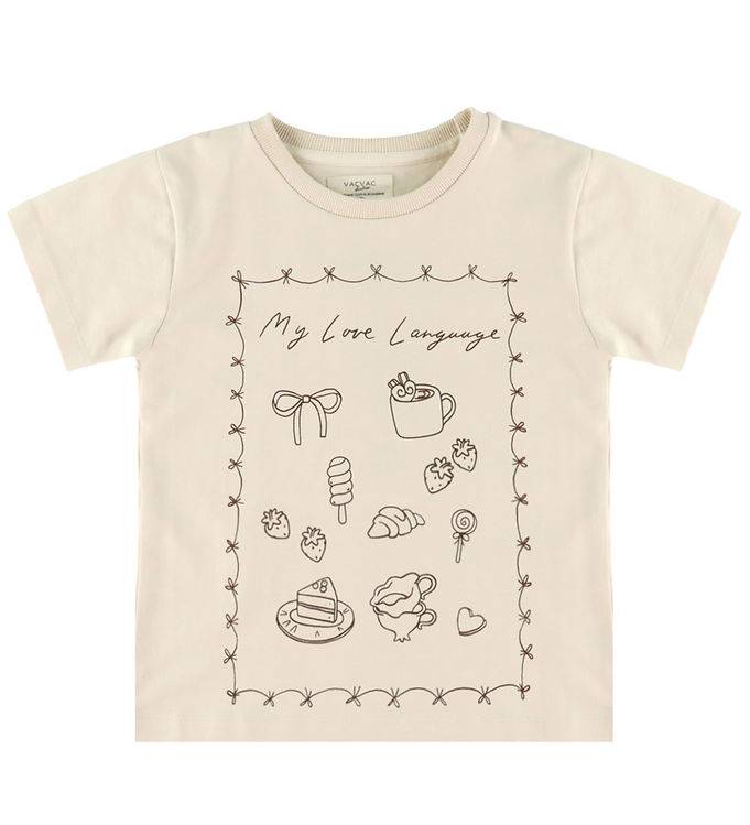 VACVAC T-shirt - AMÈLIE - Blush Beige - VACVAC - 1-1½ år (80-86) - T-shirt