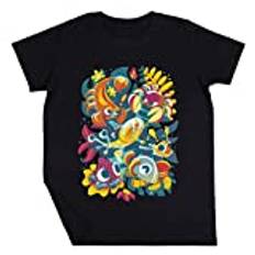 Bugsnax Unisex Svart T-Shirt För Barn Med Kort Ärm Boys Girls Unisex Kids Black T-shirt