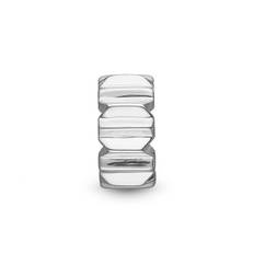 STORY Sølv Charm - Circle charm m. kanter og blank overflade