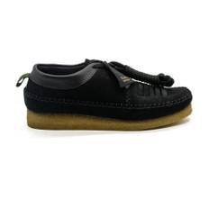 Clarks, Sko, Herre, Sort, 45 EU, Suede, Weaver Weft Black Suede