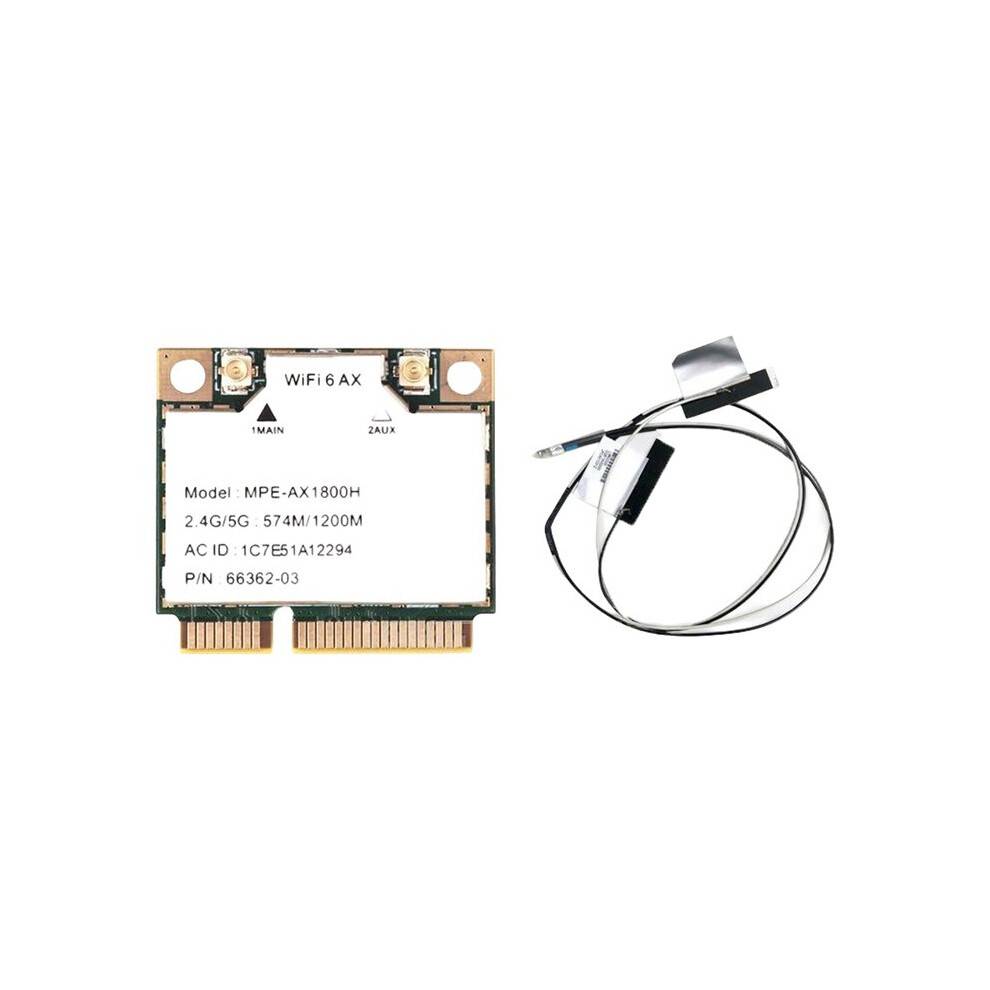 WiFi 6 Dual Band WiFi 6 5.2 Card MT7921 for PCIe Adapter Wireless Network Adapter 2.4G/5Ghz for Laptop/PC
