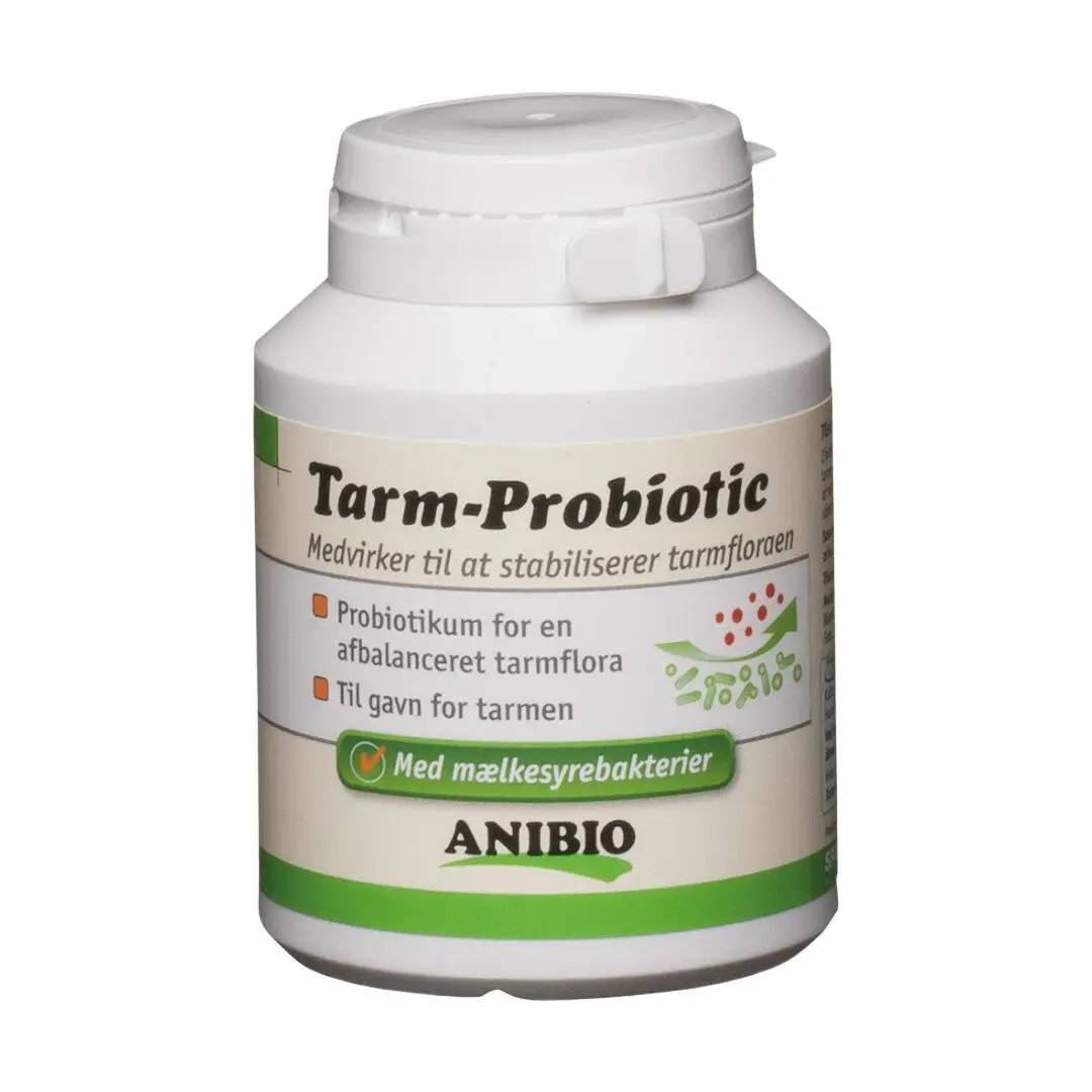 Anibio Tarm Probiotika Mælkesyrebakterier 120 Tabletter