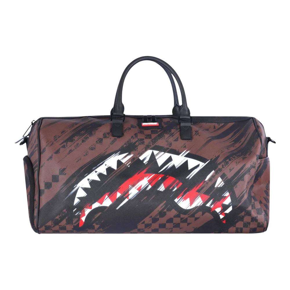 SPRAYGROUND Smeared Grunge Duffle Bag - Tasker - unisex - Brun - ONE SIZE - Uld