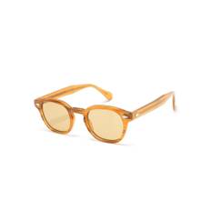 Moscot, Accessoarer, unisex, Brun, 49 MM, Lemtosh Base 2 SUN Blonde Amber Solglasögon