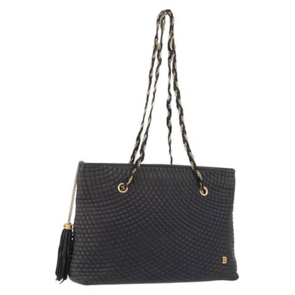 Bally Pre-owned Pre-owned Skuldertaske - Vintage - Dame - Sort - ONE SIZE - Uld