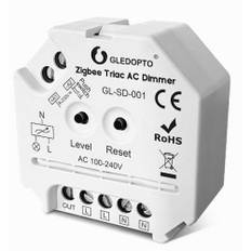 Universal Box Dimmer Triac og ZigBee for dåsemontering