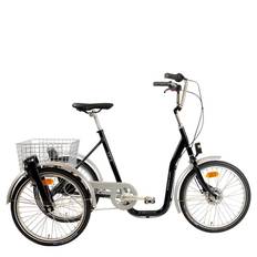 Trehjuling Monark 20 tum med 2 hjul bak - 3-v Svart