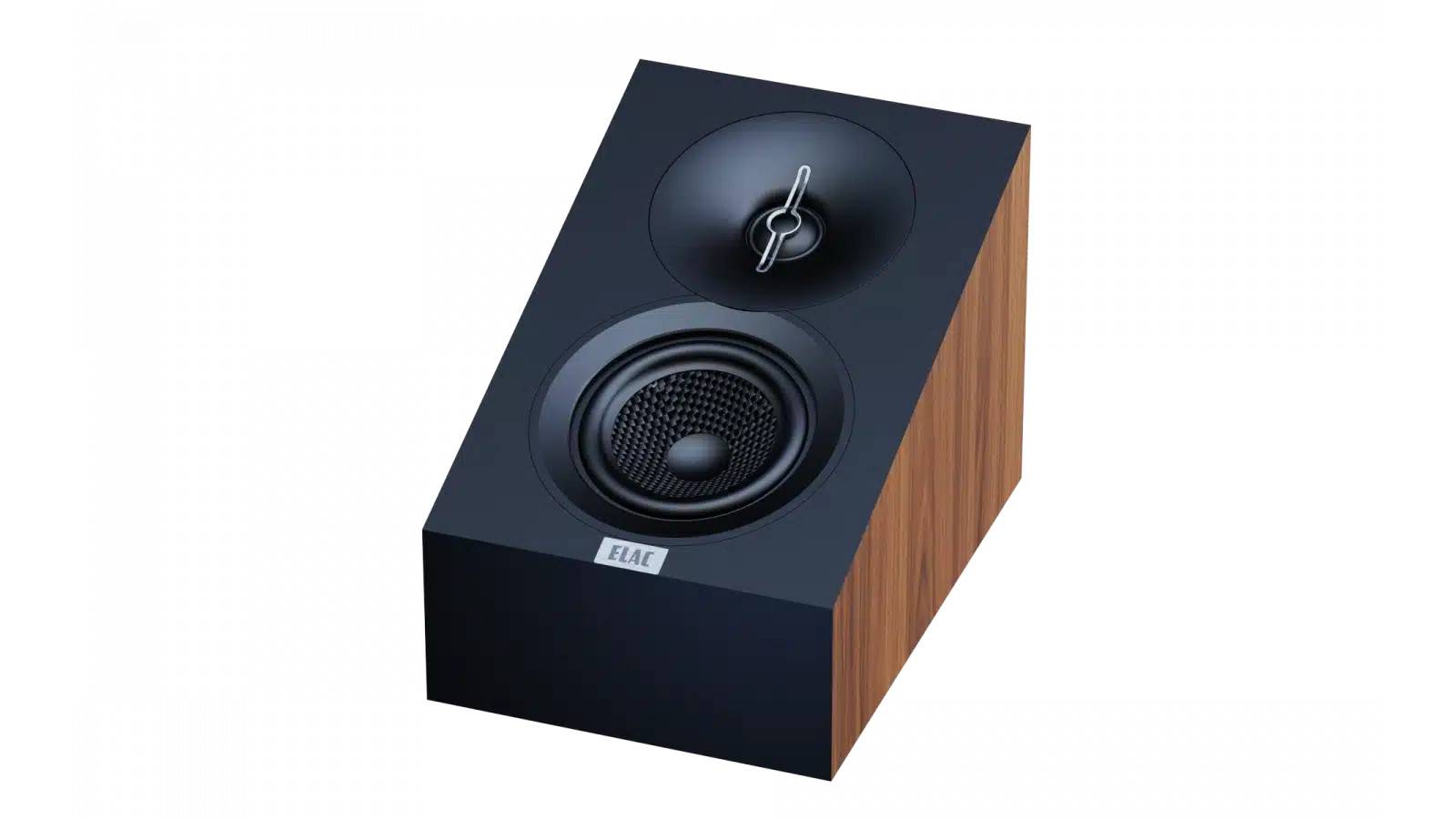 Elac Debut 3.0 A4.3 - Valnöt satinsvart frontbaffel Valnöt/Satinsvart frontbaffel