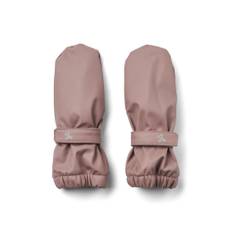 Wheat Rily Gummivanter Dusty Lilac Med Fleecefoer Og Velcrolukning - Str. 1-2y 80/92cm