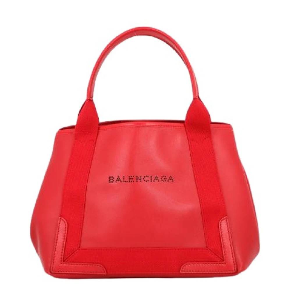 Balenciaga Vintage Pre-owned Vintage Tote Bag - Vintage - Dame - Rød - ONE SIZE - Læder