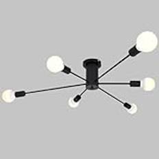 Multi-Head Light(6/8/10) Lights, Wrought Iron Chandelier Lighting, Simple Mounted Lighting Fixture, Living Room Hill Chandelier, Hanging Lights for Restaurant Cafe Leisure Place G80 Household faucets