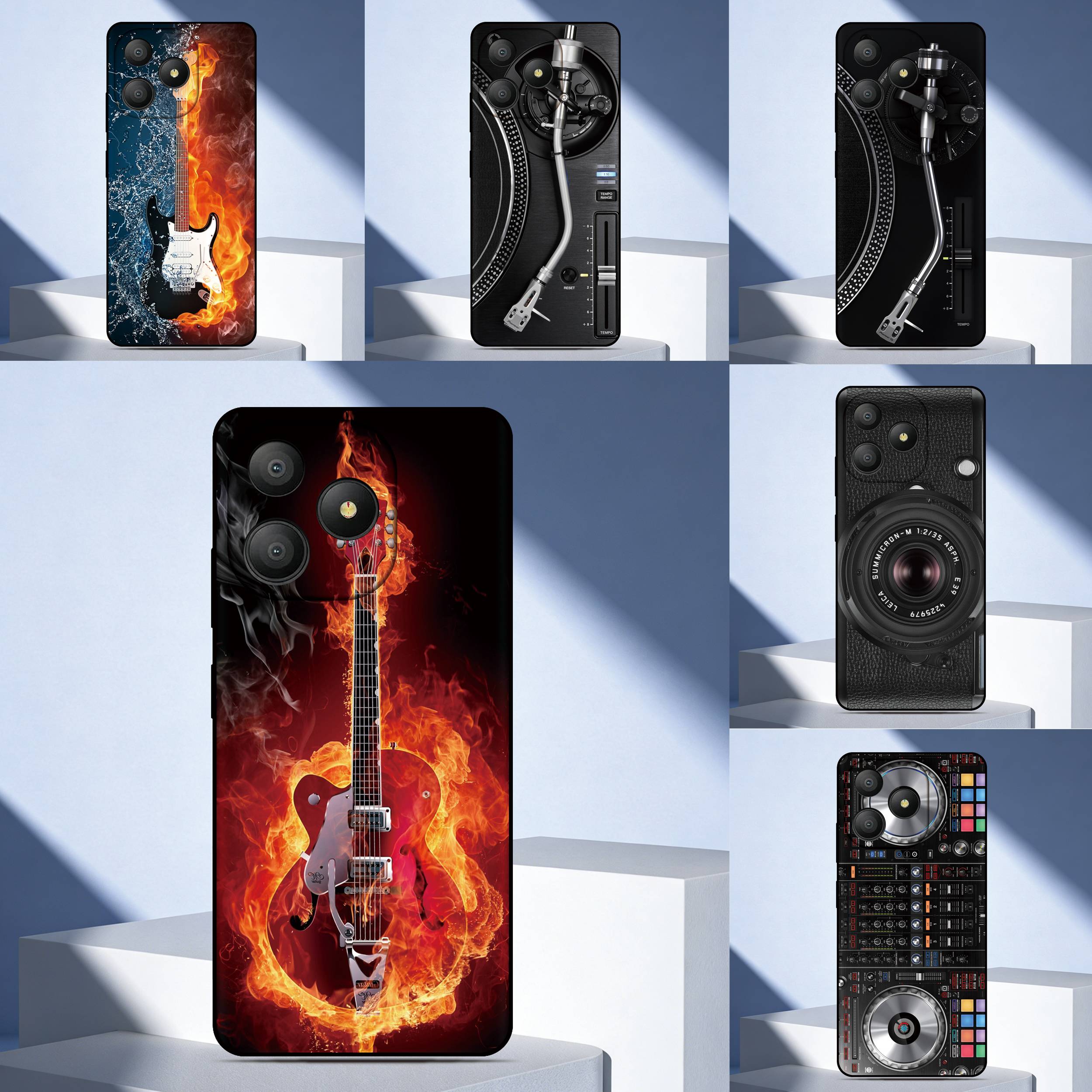 Players DJ Music Phone Case For OPPO A6T A6x A6 A5 Pro 5G A5x A3 A3X A17 A17K 4G A78 A58 A54 A76 A57 A57s A2x Custom Photo Cover