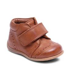 Bisgaard - Prewalker Begyndersko Velcro - Cognac - 23