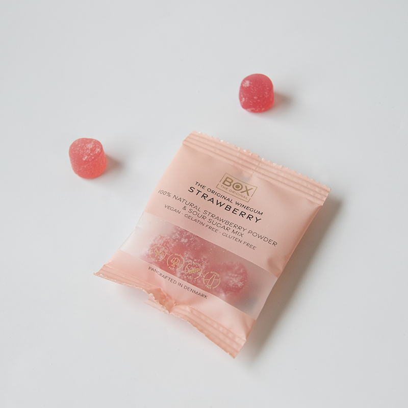 Flow Pack, Vingummi m. Jordbær | Box The Original
