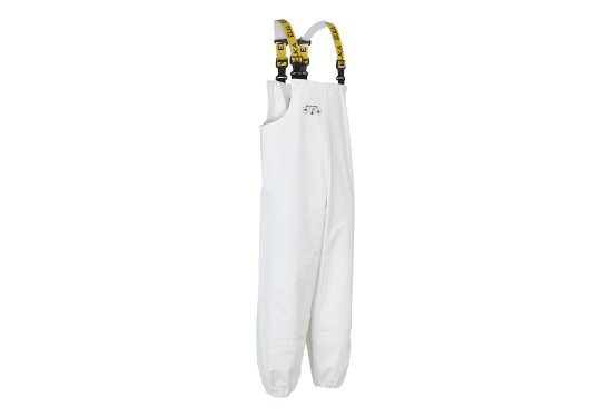 ELKA PRO Overall med fickor för knäskydd - Vit - XL